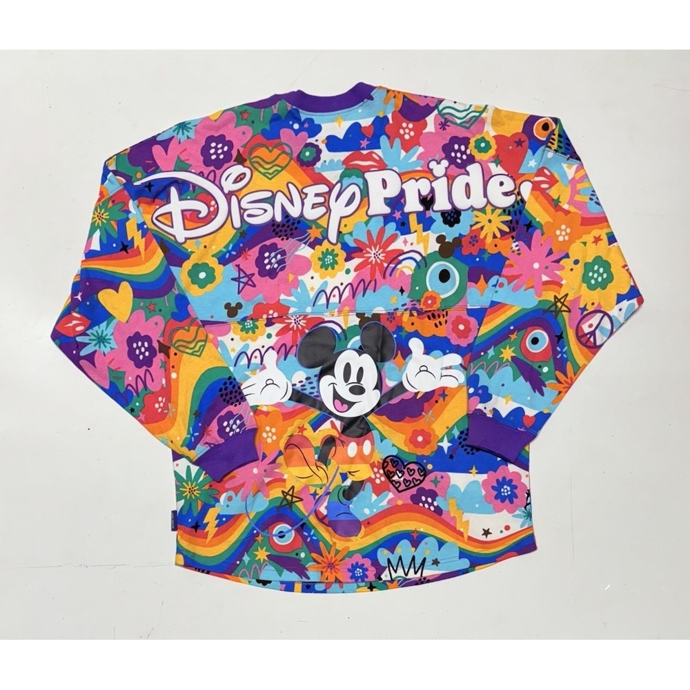 Mickey Spirit Jersey Disney Parks Pride Collection 2023 Rainbow Adult‎ S NWT